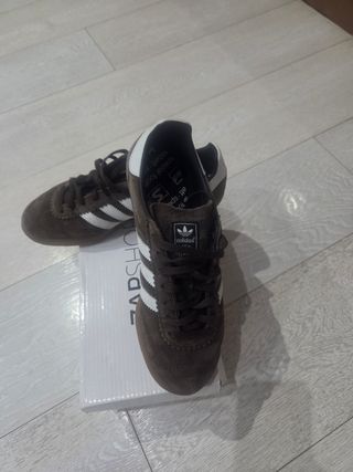 Adidas Samba SPLZ Marroni/Bianche