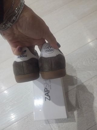 Adidas Samba SPLZ Marroni/Bianche