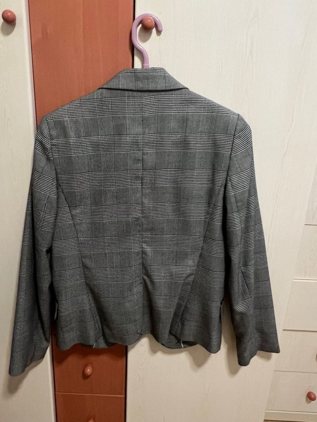 Blazer Gris Mango Talla XS