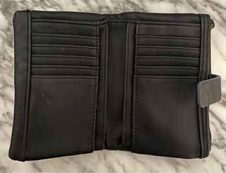 Cartera Desigual Piel Negra Bordados