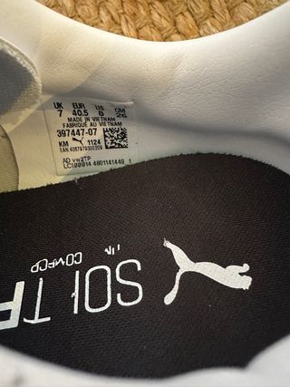 Zapatillas Puma Blancas y negras
