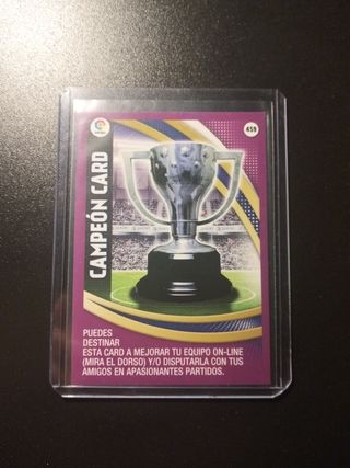 Carta Campeón Adrenalyn 2015-2016