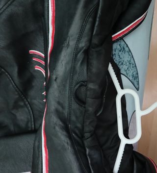 Cazadora polipiel Zara Basic negra