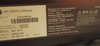 Monitor HP 21.5 Negro