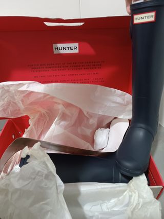 Botas de agua Hunter azul talla 38