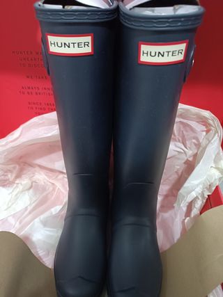Botas de agua Hunter azul talla 38