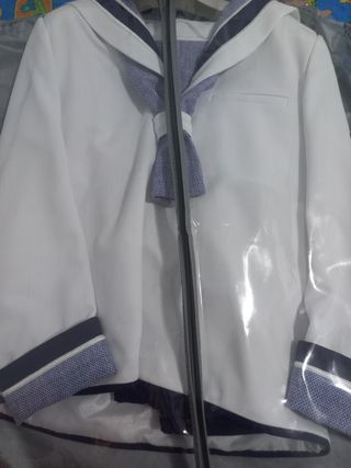 Traje Comunión Niño Varones Blanco/Azul