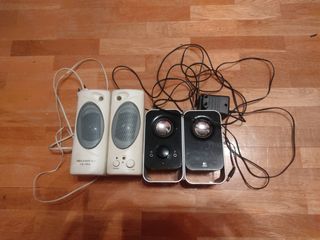 2 Juegos Altavoces PC Logitech y Mega Sound
