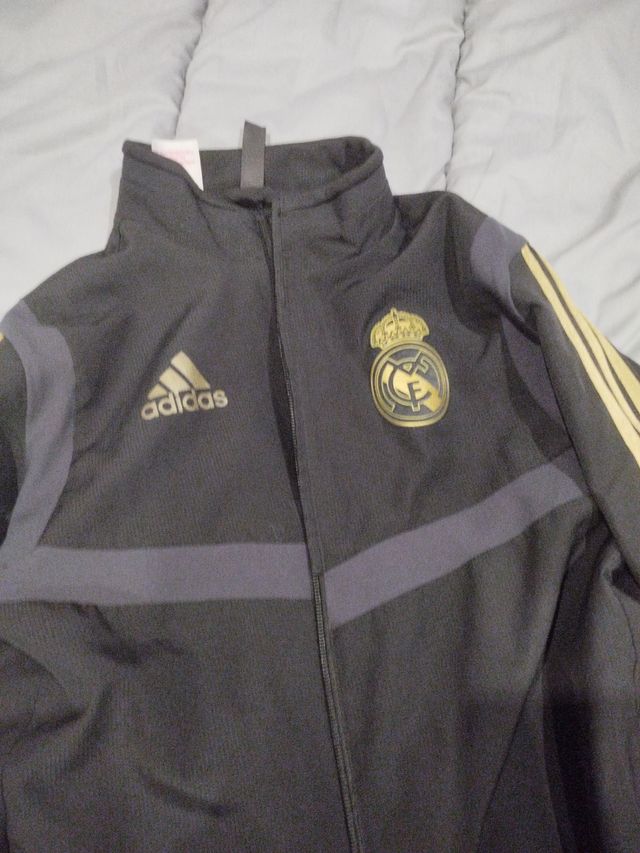 Chaqueta Real Madrid Adidas 13-14 Negra y Dorada