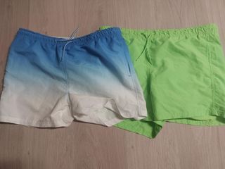 Bañadores hombre azul y verde
