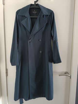 Gabardina azul Marques ZARA 