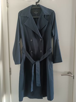 Gabardina azul Marques ZARA 