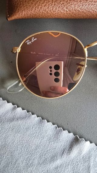 Gafas de sol Ray-Ban RB3447 ROUND METAL Doradas