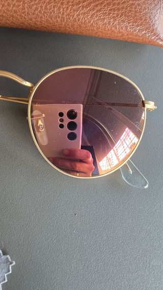Gafas de sol Ray-Ban RB3447 ROUND METAL Doradas