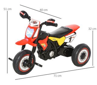 Moto correpasillos roja 