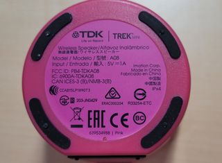 Altavoz bluetooth TDK TREK MINI Rosa
