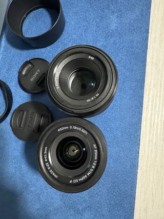 Sony 50mm f/1.8 y Viltrox 20mm f/2.8