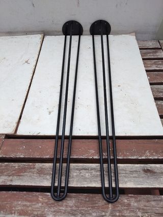 Pata metálica vintage mesa o escritorio industrial