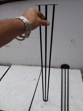 Pata metálica vintage mesa o escritorio industrial