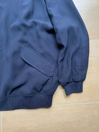 Bomber oversize negra Pull&Bear