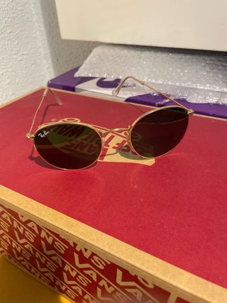 Gafas Ray-Ban Doradas Lente Verde