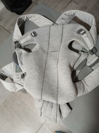Mochila Portabebés Babybjorn Gris
