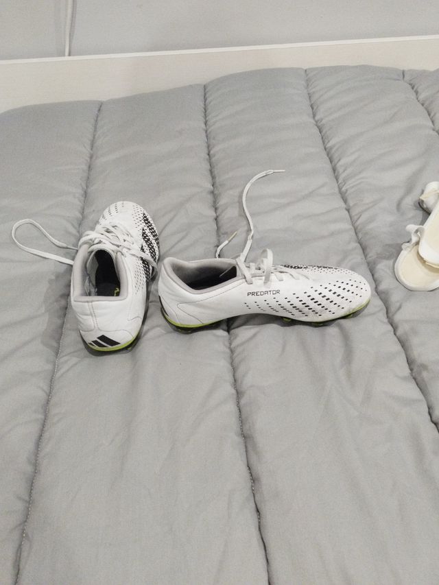 Botas Adidas Predator Blancas Talla 41 y medio