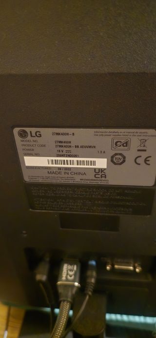Monitor LG 27 Full HD 1920x1080