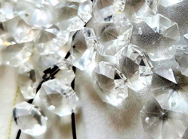 102 Cristais de joalharia facetados frente e verso