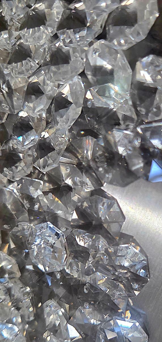 102 Cristais de joalharia facetados frente e verso