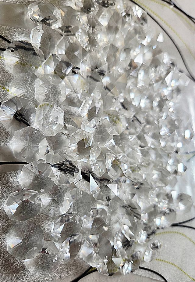 102 Cristais de joalharia facetados frente e verso