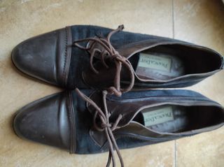 Zapatos de tacón azul mujer talla 39
