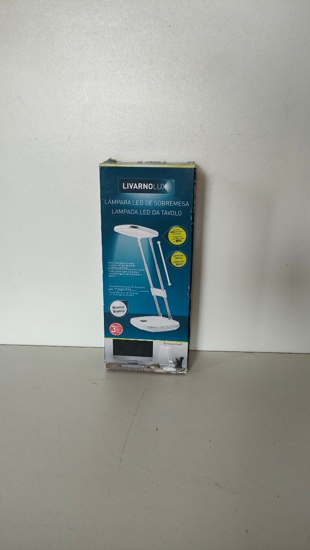 Lampada LED da tavolo Livarno Lux bianca