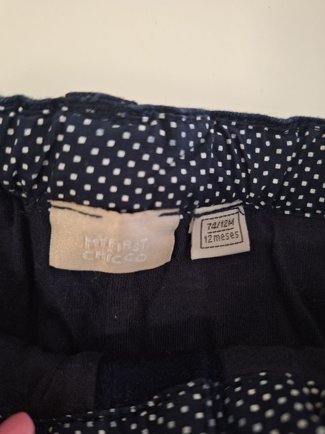 2 pantaloni invernali Chicco&Original Marines 12m