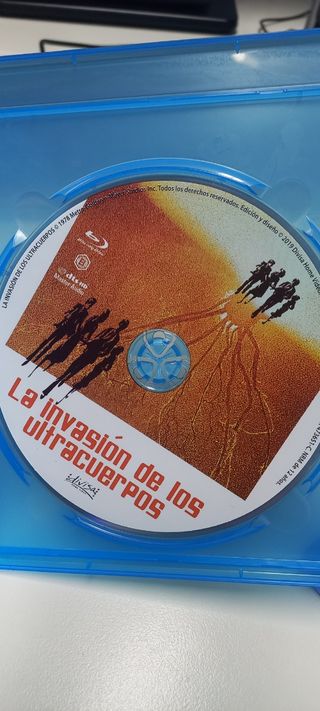 Blu-ray La Invasión de los Ultracuerpos sin caratu