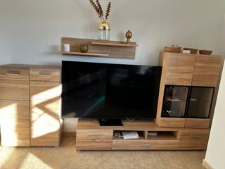 Mueble de salón modular madera