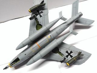 MAQUETA MONTADA  AVION F-84F THUNDERSTREAK