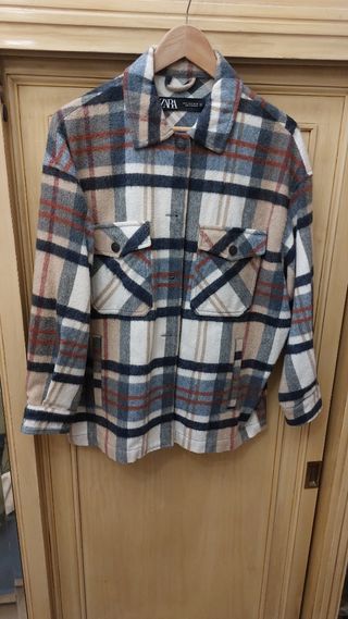 Chaqueta Zara cuadros