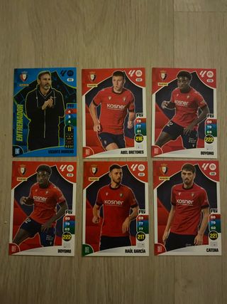 Cartas Adrenalyn 24-25 Osasuna