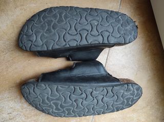 Sandalias chanclas mujer negras