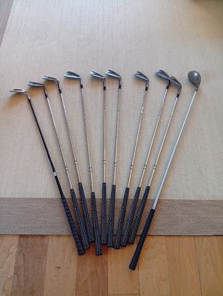 Juego Palos Golf Mizuno y Bolsa Rawlings