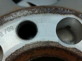 Juego llantas audi 2104297 8k0601025as a4 ber.