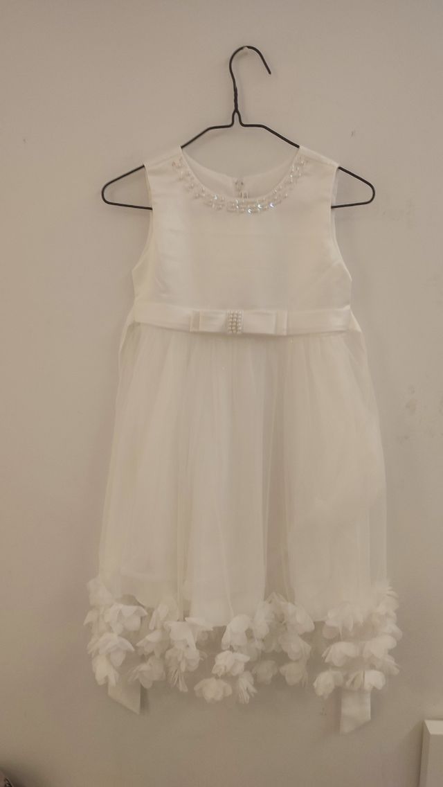 Vestido blanco niña Comunión/Boda 8-8 años