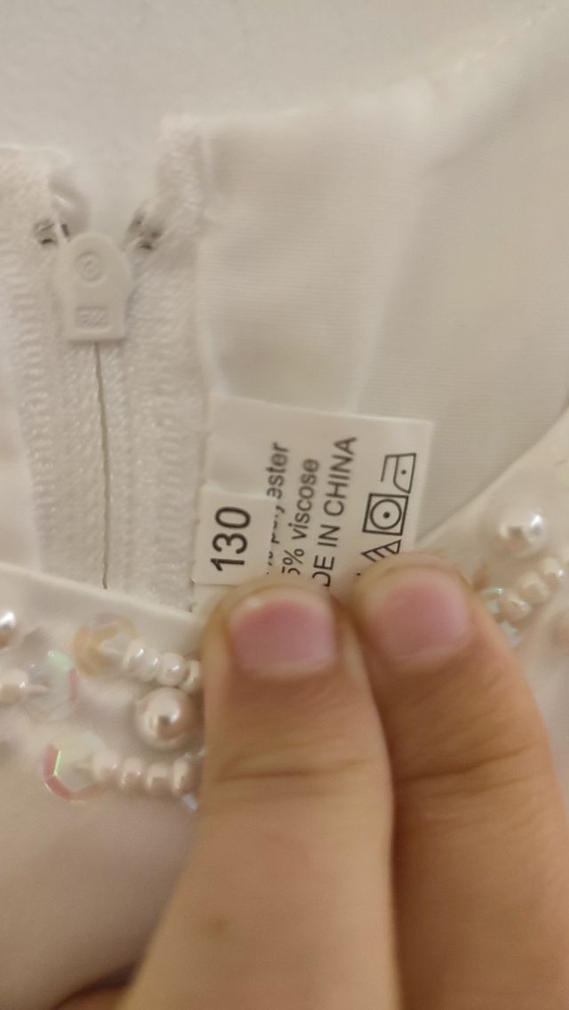 Vestido blanco niña Comunión/Boda 8-8 años