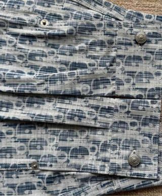 Camisa Dior Oblique Azul y Blanca