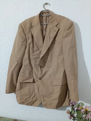 Chaqueta beige hombre