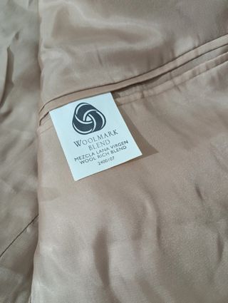 Chaqueta beige hombre