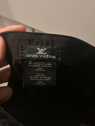 Gorra Louis Vuitton Negra Monogram
