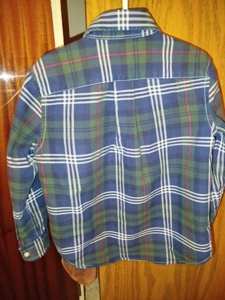 Camisa Ralph Lauren Niño Cuadros Azul/Verde