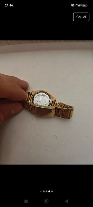 Orologio Bulova Manuale placcato orologio 18 kt